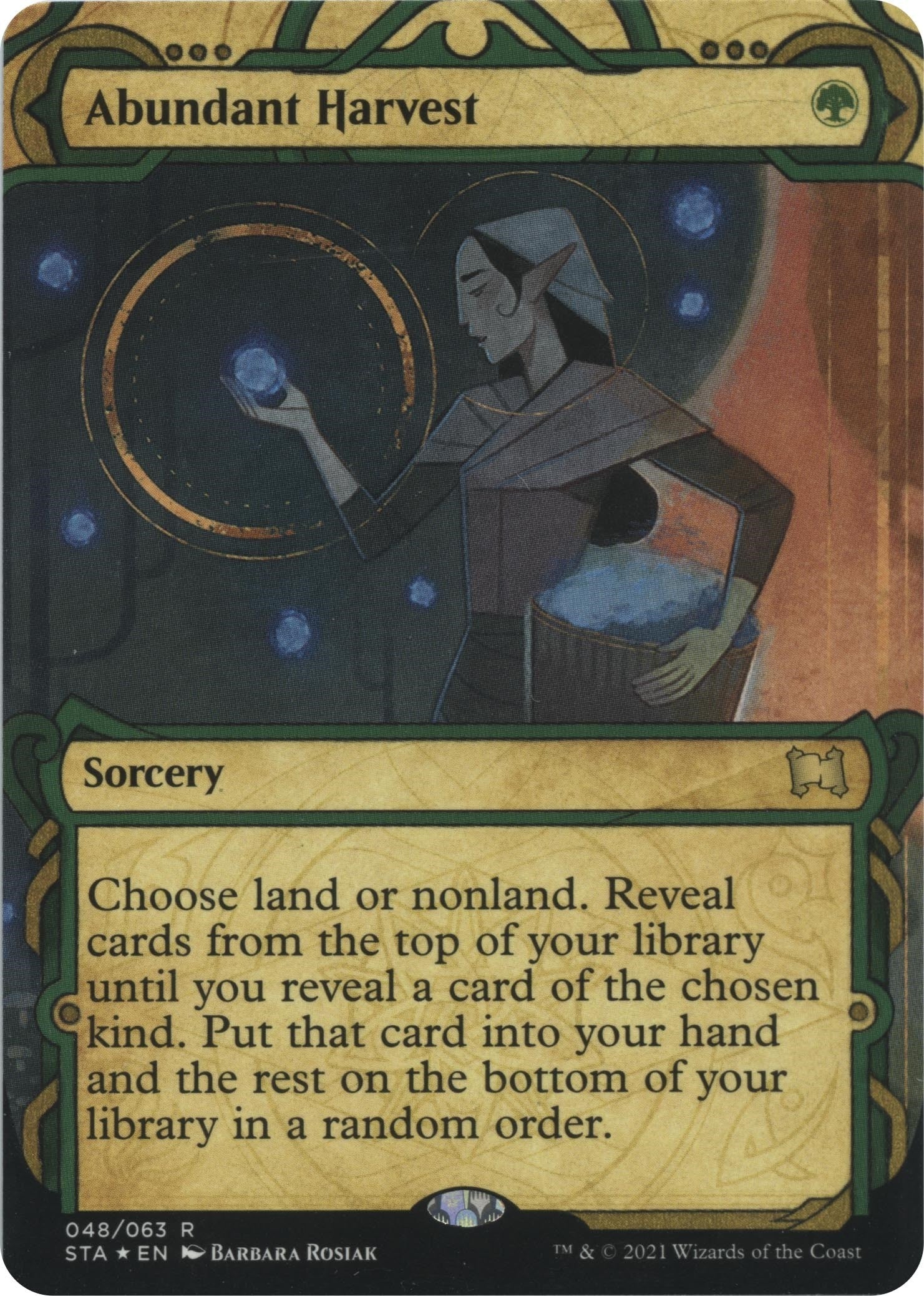 Image for Abundant Harvest (Foil Etched) (48) [Strixhaven: Mystical Archives] - Magic: The Gathering