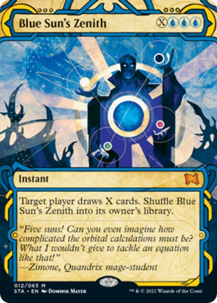 Image for Blue Sun's Zenith (12) [Strixhaven: Mystical Archives] - Magic: The Gathering