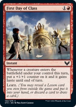Image for First Day of Class (102) [Strixhaven: School of Mages] - Magic: The Gathering