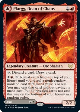 Image for Plargg, Dean of Chaos (155) [Strixhaven: School of Mages] - Magic: The Gathering