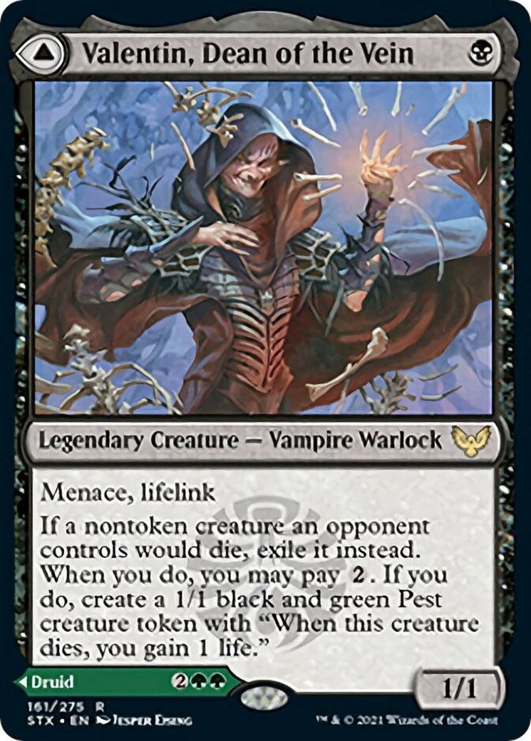 Image for Valentin, Dean of the Vein (161) [Strixhaven: School of Mages] - Magic: The Gathering
