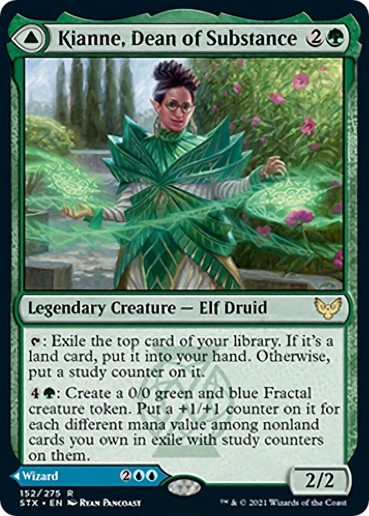Image for Kianne, Dean of Substance (152) [Strixhaven: School of Mages] - Magic: The Gathering