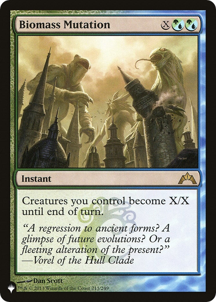 Image for Biomass Mutation (213/249) [The List Reprints] - Magic: The Gathering