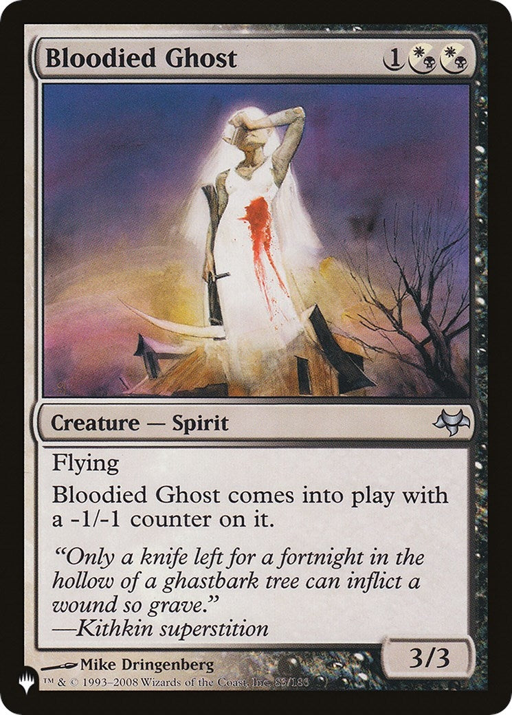 Image for Bloodied Ghost (83/180) [The List Reprints] - Magic: The Gathering