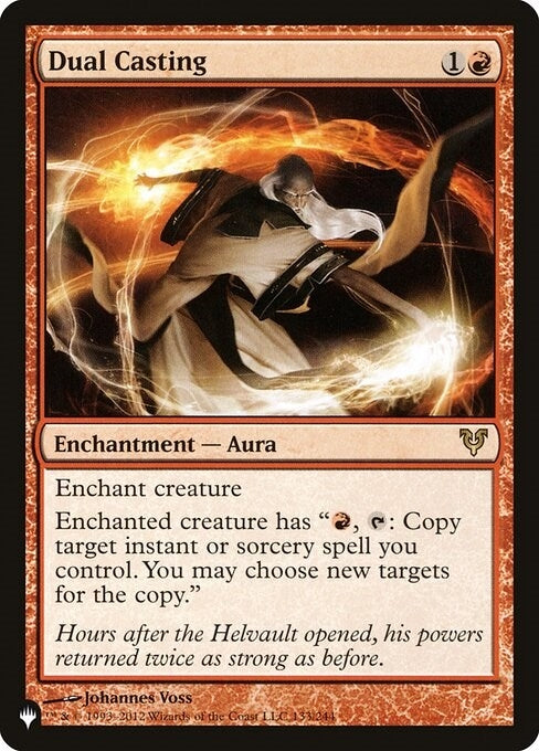 Image for Dual Casting (133/244) [The List Reprints] - Magic: The Gathering