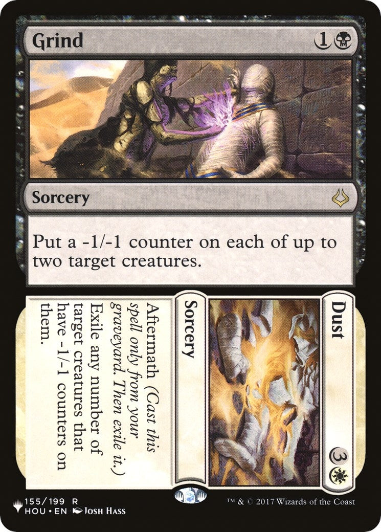 Image for Grind // Dust (155/199) [The List Reprints] - Magic: The Gathering