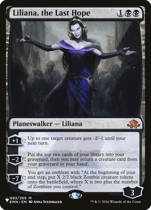 Image for Liliana, the Last Hope (093/205) [The List Reprints] - Magic: The Gathering