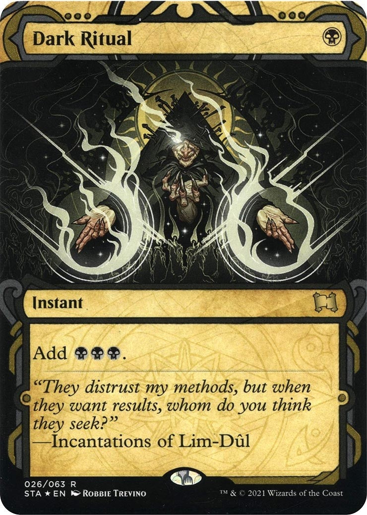 Image for Dark Ritual (Foil Etched) (26) [Strixhaven: Mystical Archives] - Magic: The Gathering