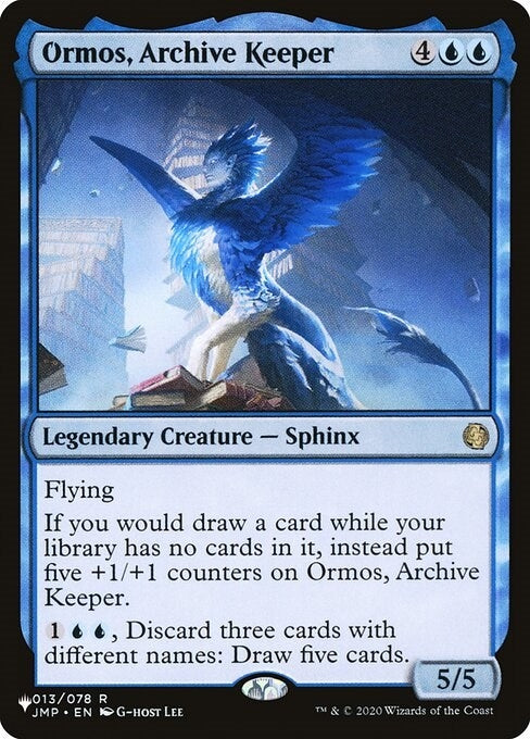 Image for Ormos, Archive Keeper (013/078) [The List Reprints] - Magic: The Gathering