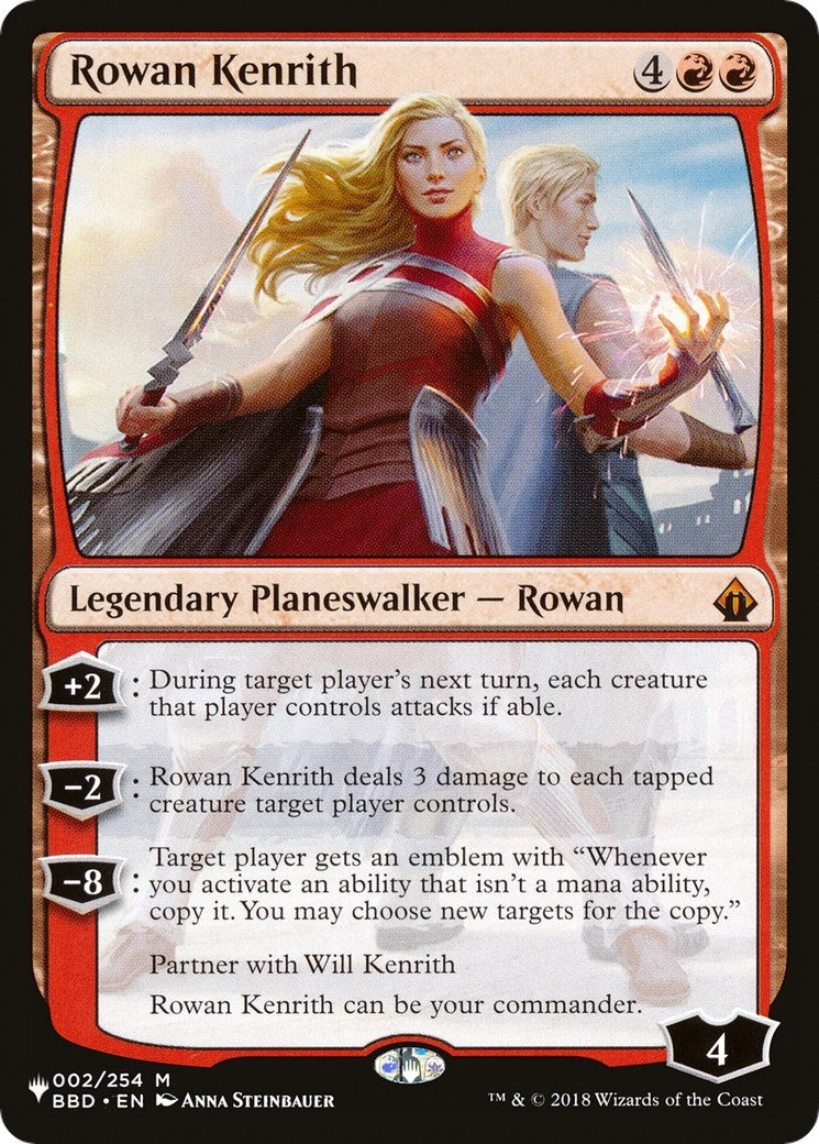 Image for Rowan Kenrith (002/254) [The List Reprints] - Magic: The Gathering