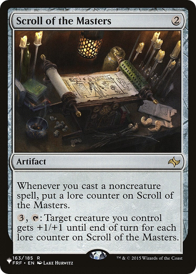 Image for Scroll of the Masters (163/185) [The List Reprints] - Magic: The Gathering