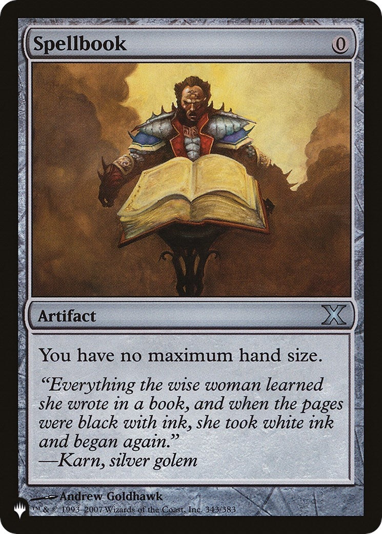 Image for Spellbook (343/383) [The List Reprints] - Magic: The Gathering