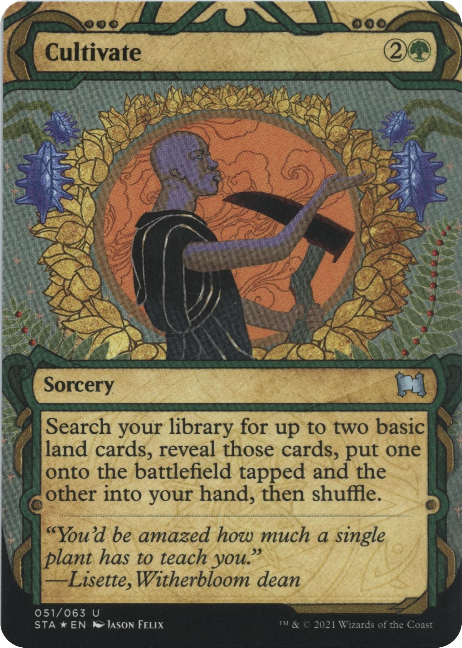 Image for Cultivate (Foil Etched) (51) [Strixhaven: Mystical Archives] - Magic: The Gathering
