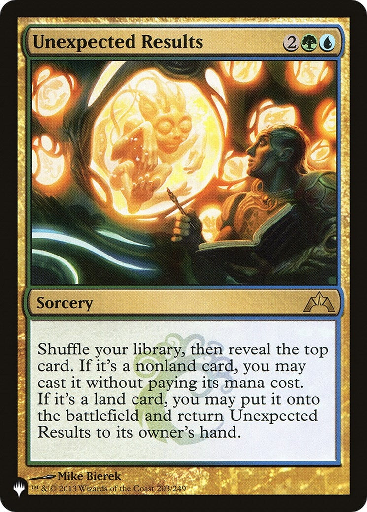 Image for Unexpected Results (203/249) [The List Reprints] - Magic: The Gathering