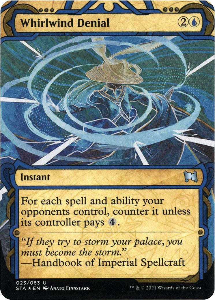 Image for Whirlwind Denial (Foil Etched) (23) [Strixhaven: Mystical Archives] - Magic: The Gathering