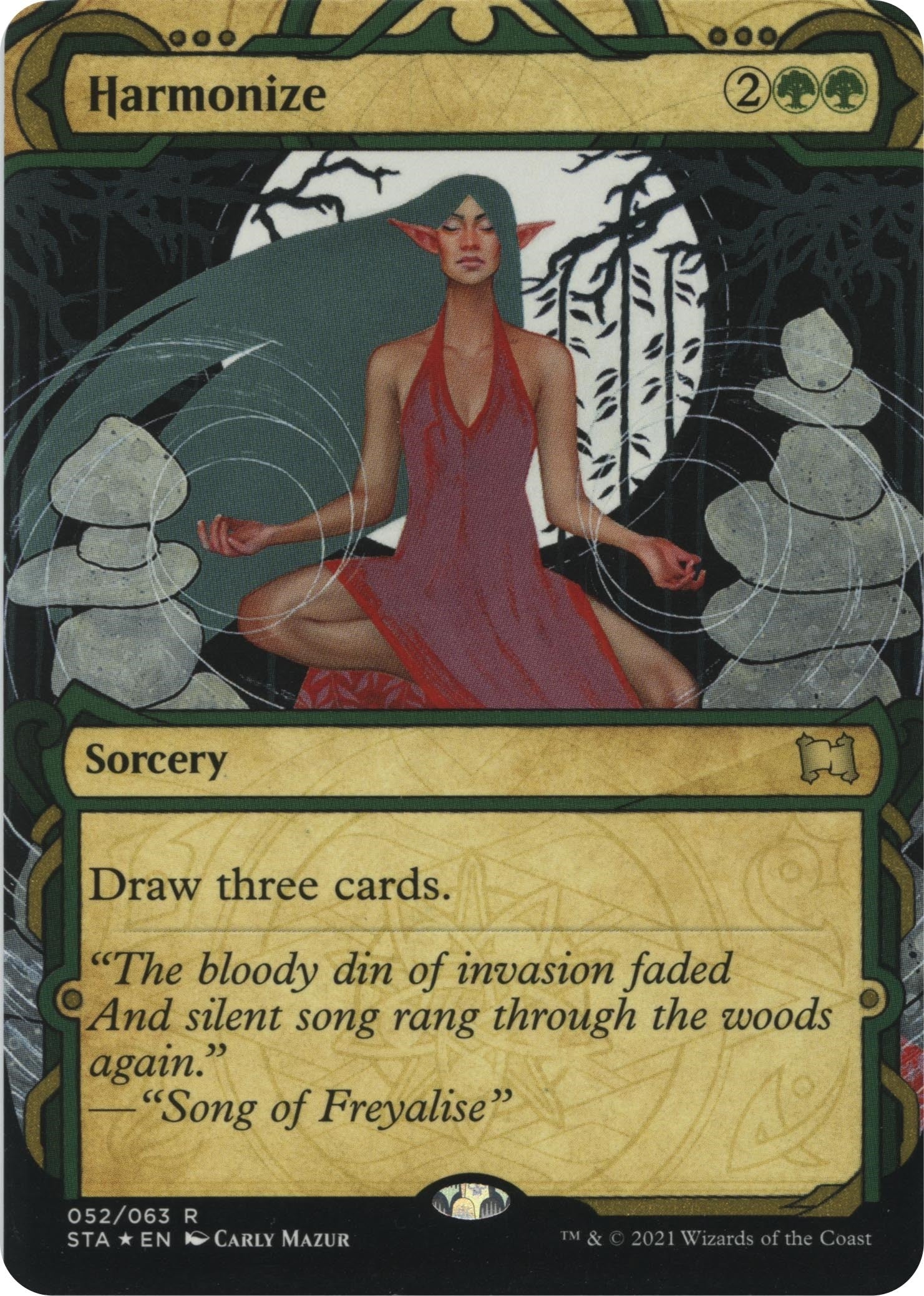 Image for Harmonize (Foil Etched) (52) [Strixhaven: Mystical Archives] - Magic: The Gathering