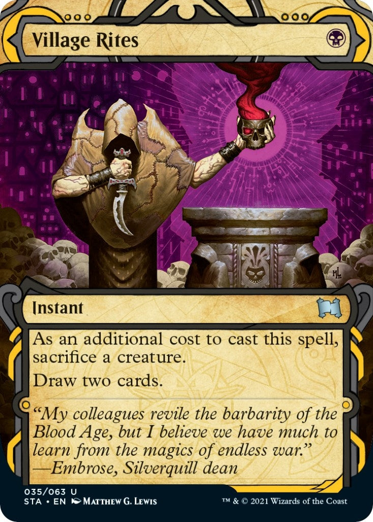 Image for Village Rites (35) [Strixhaven: Mystical Archives] - Magic: The Gathering