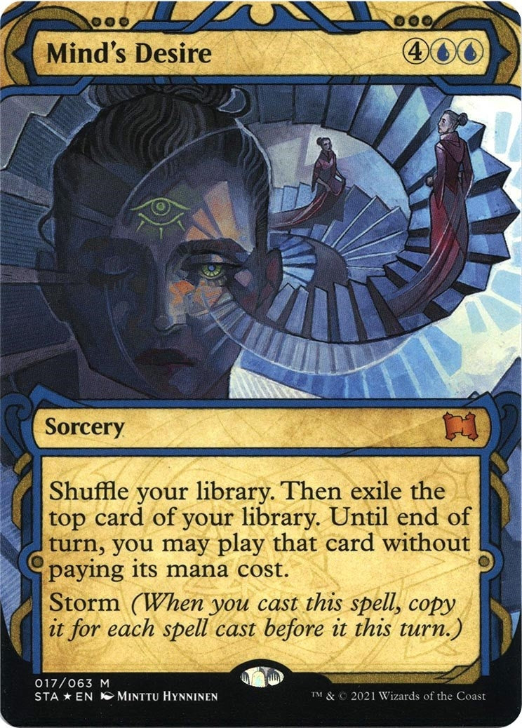 Image for Mind's Desire (Foil Etched) (17) [Strixhaven: Mystical Archives] - Magic: The Gathering