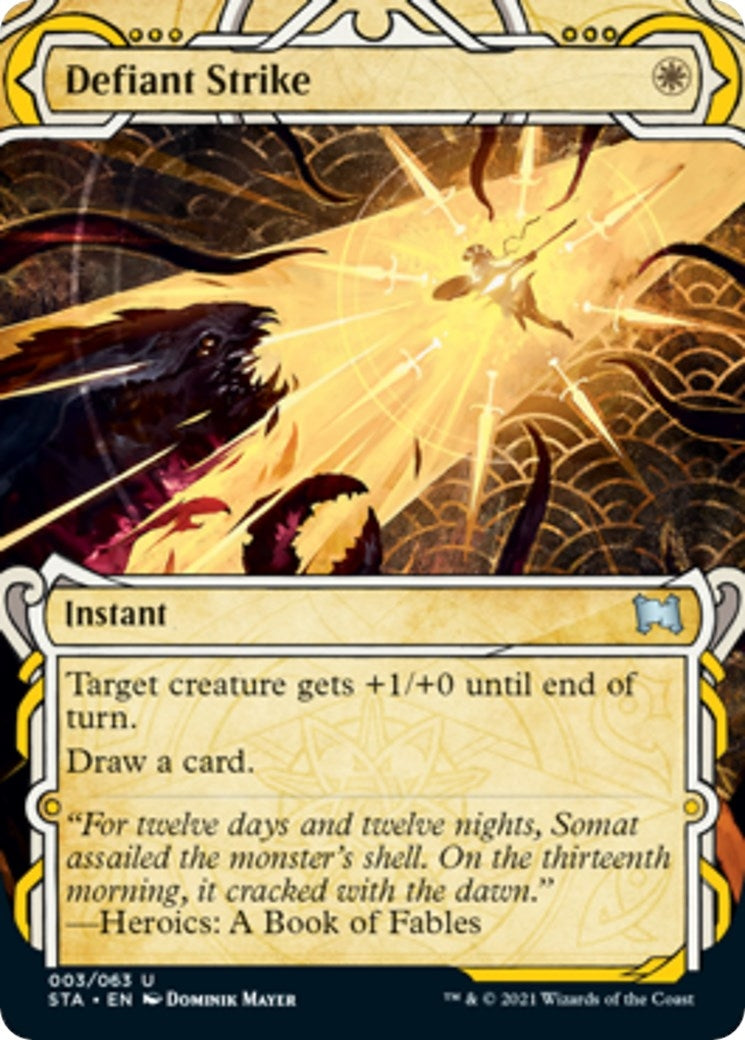 Image for Defiant Strike (3) [Strixhaven: Mystical Archives] - Magic: The Gathering