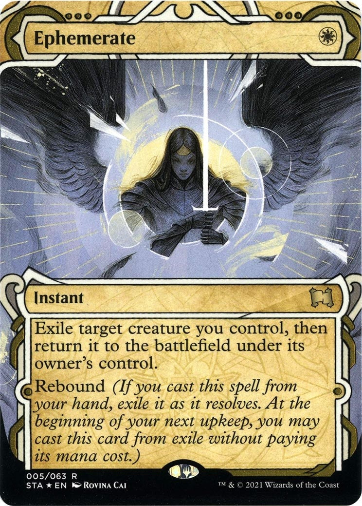 Image for Ephemerate (Foil Etched) (5) [Strixhaven: Mystical Archives] - Magic: The Gathering