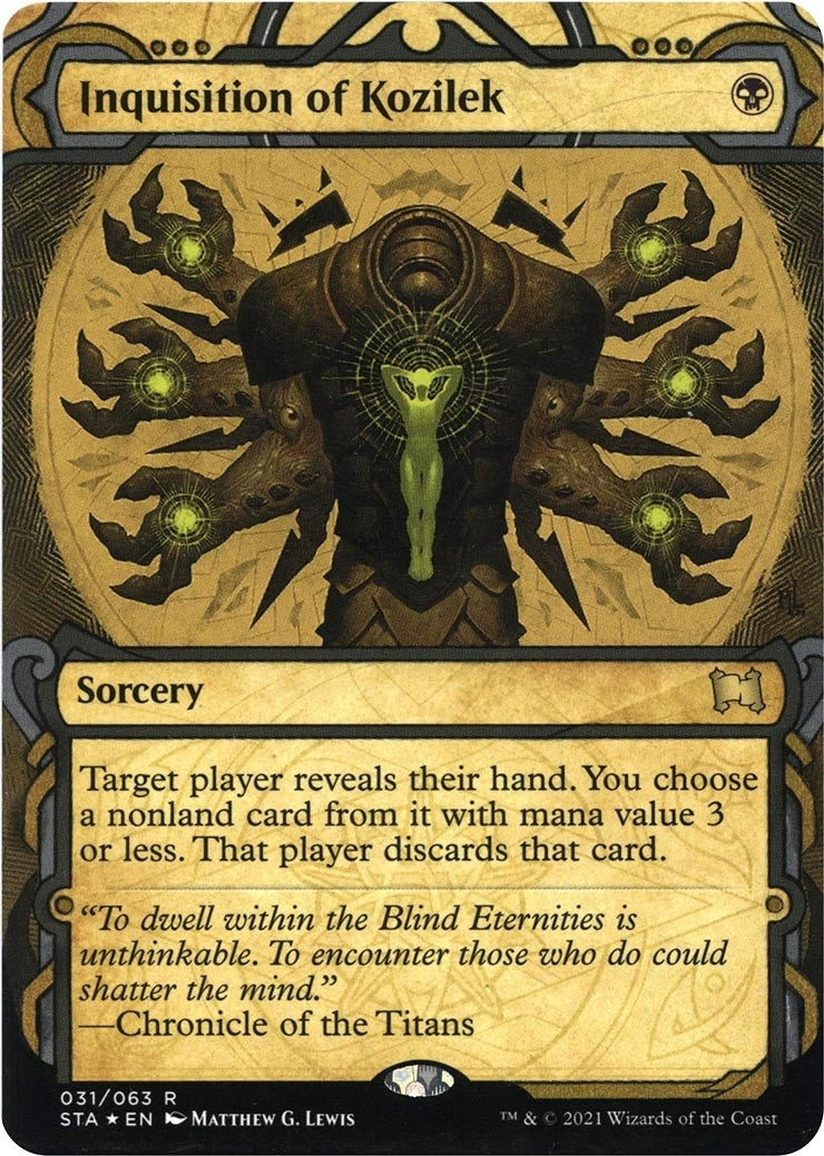Image for Inquisition of Kozilek (Foil Etched) (31) [Strixhaven: Mystical Archives] - Magic: The Gathering
