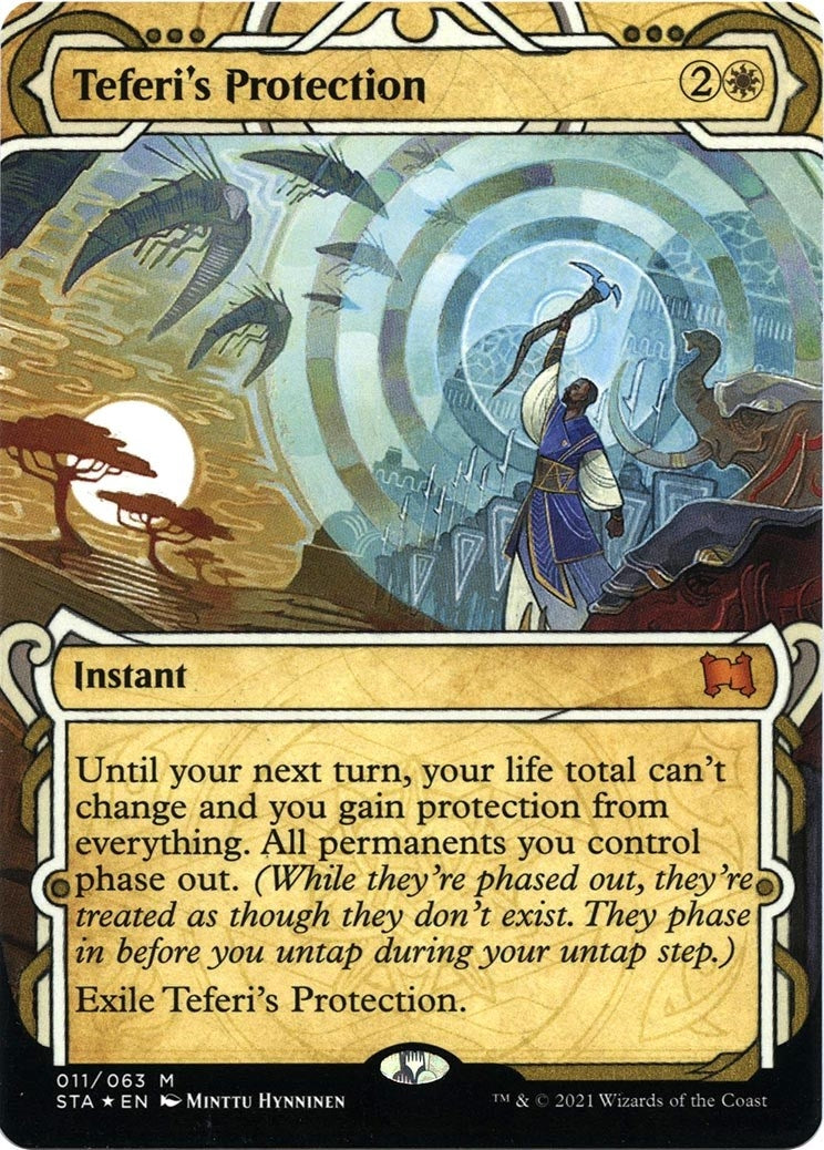Image for Teferi's Protection (Foil Etched) (11) [Strixhaven: Mystical Archives] - Magic: The Gathering