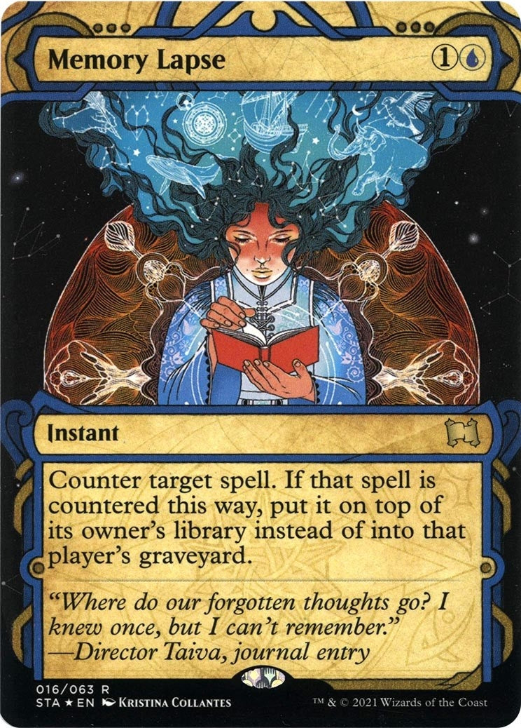 Image for Memory Lapse (Foil Etched) (16) [Strixhaven: Mystical Archives] - Magic: The Gathering