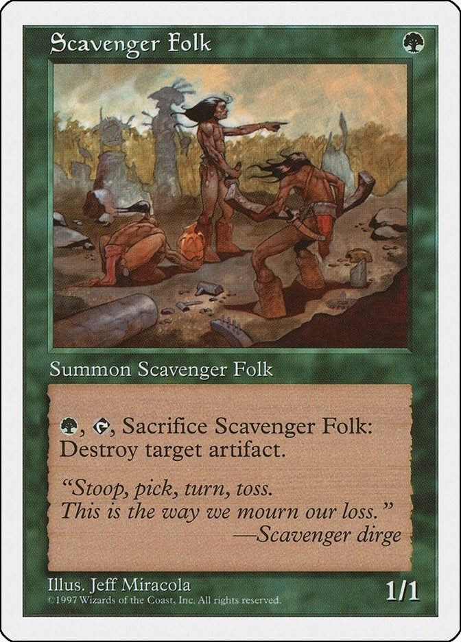 Image for Scavenger Folk [Fifth Edition] - Magic: The Gathering