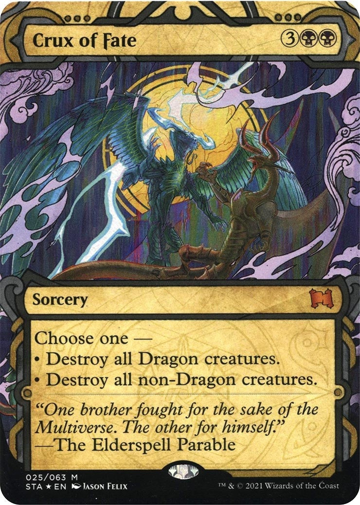 Image for Crux of Fate (Foil Etched) (25) [Strixhaven: Mystical Archives] - Magic: The Gathering