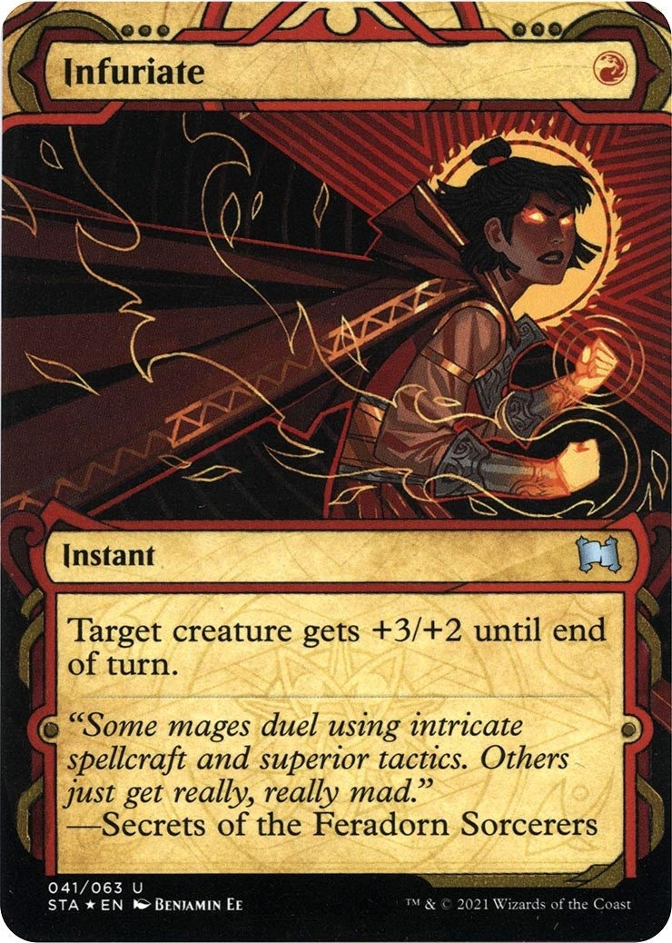 Image for Infuriate (Foil Etched) (41) [Strixhaven: Mystical Archives] - Magic: The Gathering