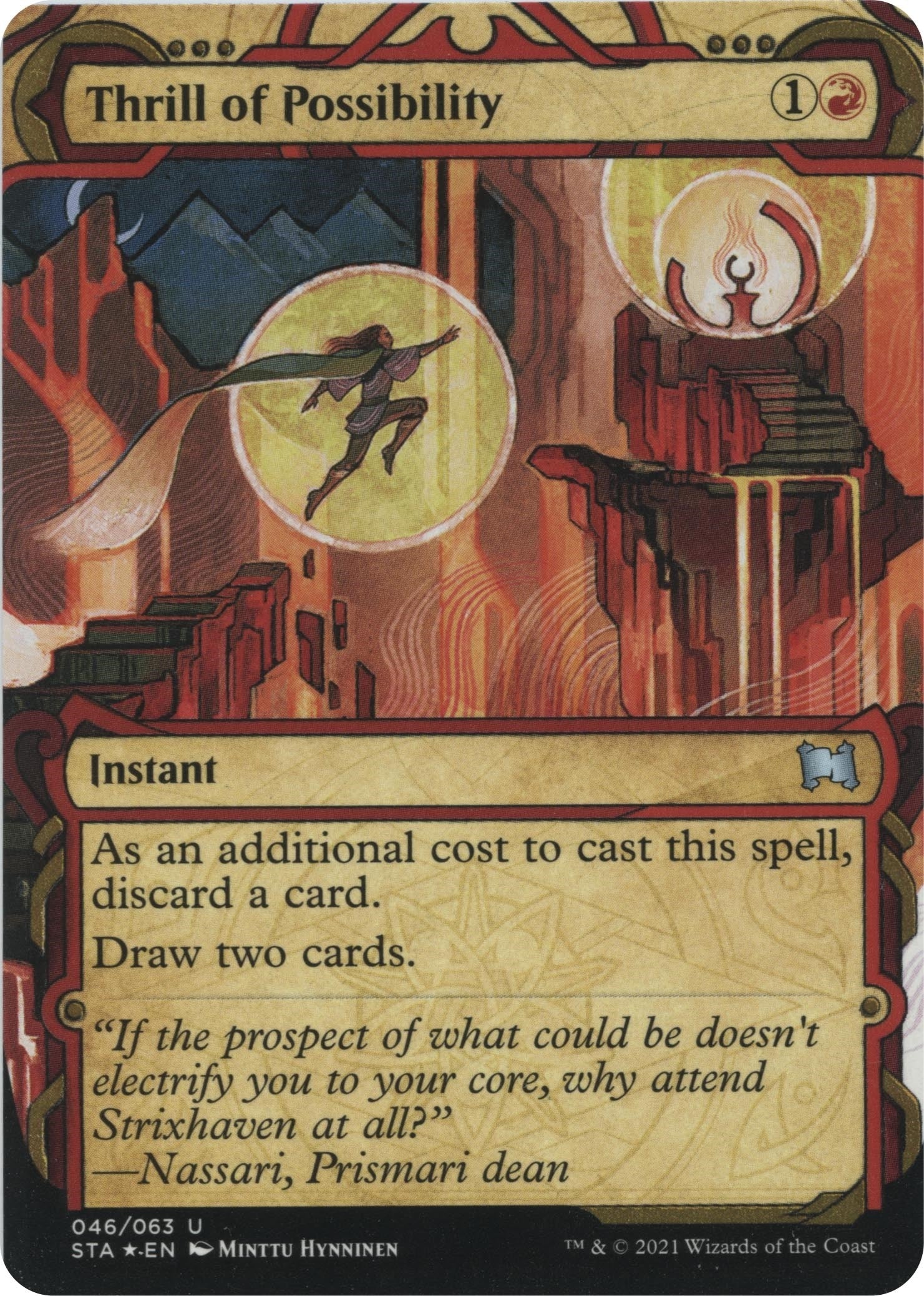 Image for Thrill of Possibility (Foil Etched) (46) [Strixhaven: Mystical Archives] - Magic: The Gathering