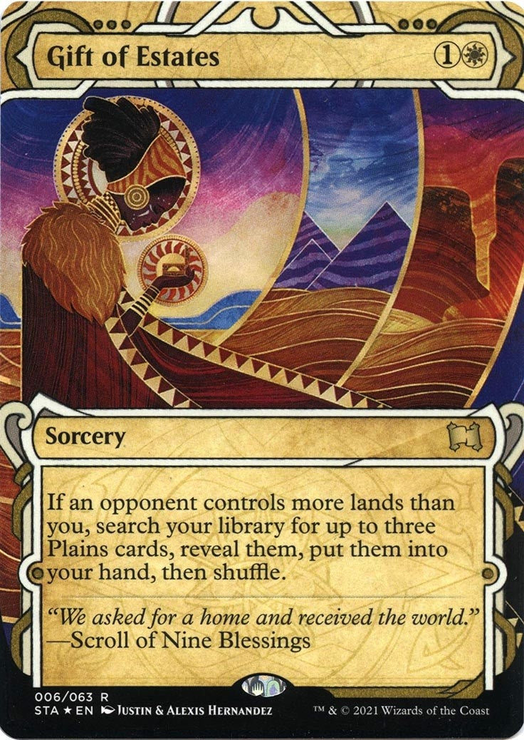 Image for Gift of Estates (Foil Etched) (6) [Strixhaven: Mystical Archives] - Magic: The Gathering