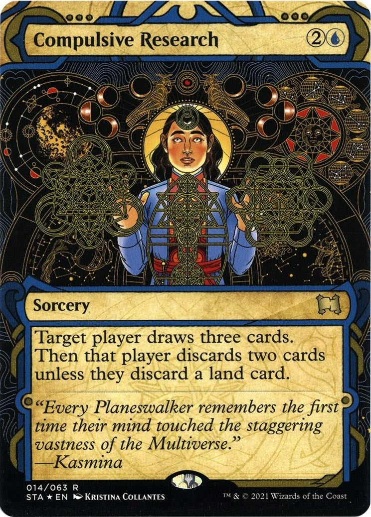 Image for Compulsive Research (Foil Etched) (14) [Strixhaven: Mystical Archives] - Magic: The Gathering
