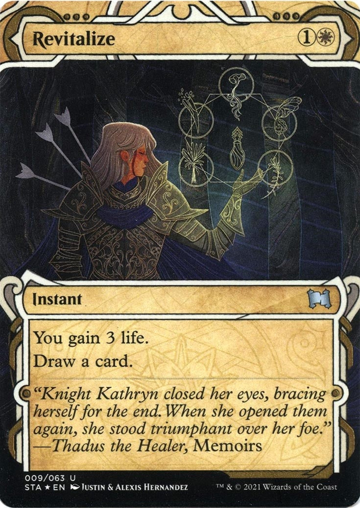 Image for Revitalize (Foil Etched) (9) [Strixhaven: Mystical Archives] - Magic: The Gathering