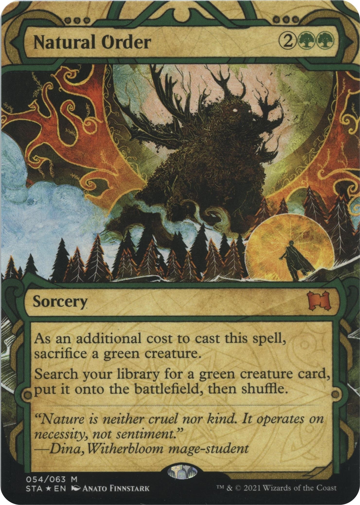 Image for Natural Order (Foil Etched) (54) [Strixhaven: Mystical Archives] - Magic: The Gathering