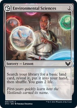 Image for Environmental Sciences (1) [Strixhaven: School of Mages] - Magic: The Gathering