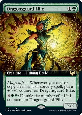 Image for Dragonsguard Elite (Extended Art) (316) [Strixhaven: School of Mages] - Magic: The Gathering