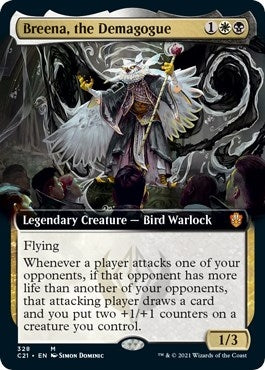 Image for Breena, the Demagogue (Extended Art) (328) [Commander 2021] - Magic: The Gathering