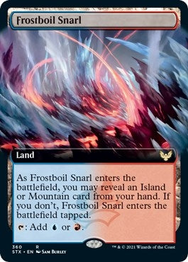 Image for Frostboil Snarl (Extended Art) (360) [Strixhaven: School of Mages] - Magic: The Gathering