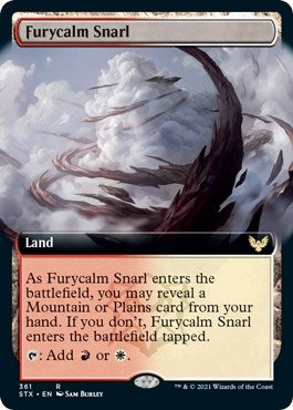 Image for Furycalm Snarl (Extended Art) (361) [Strixhaven: School of Mages] - Magic: The Gathering