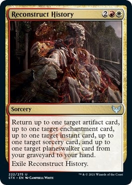 Image for Reconstruct History (222) [Strixhaven: School of Mages] - Magic: The Gathering
