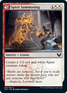 Image for Spirit Summoning (236) [Strixhaven: School of Mages] - Magic: The Gathering