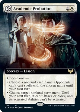 Image for Academic Probation (Extended Art) (287) [Strixhaven: School of Mages] - Magic: The Gathering