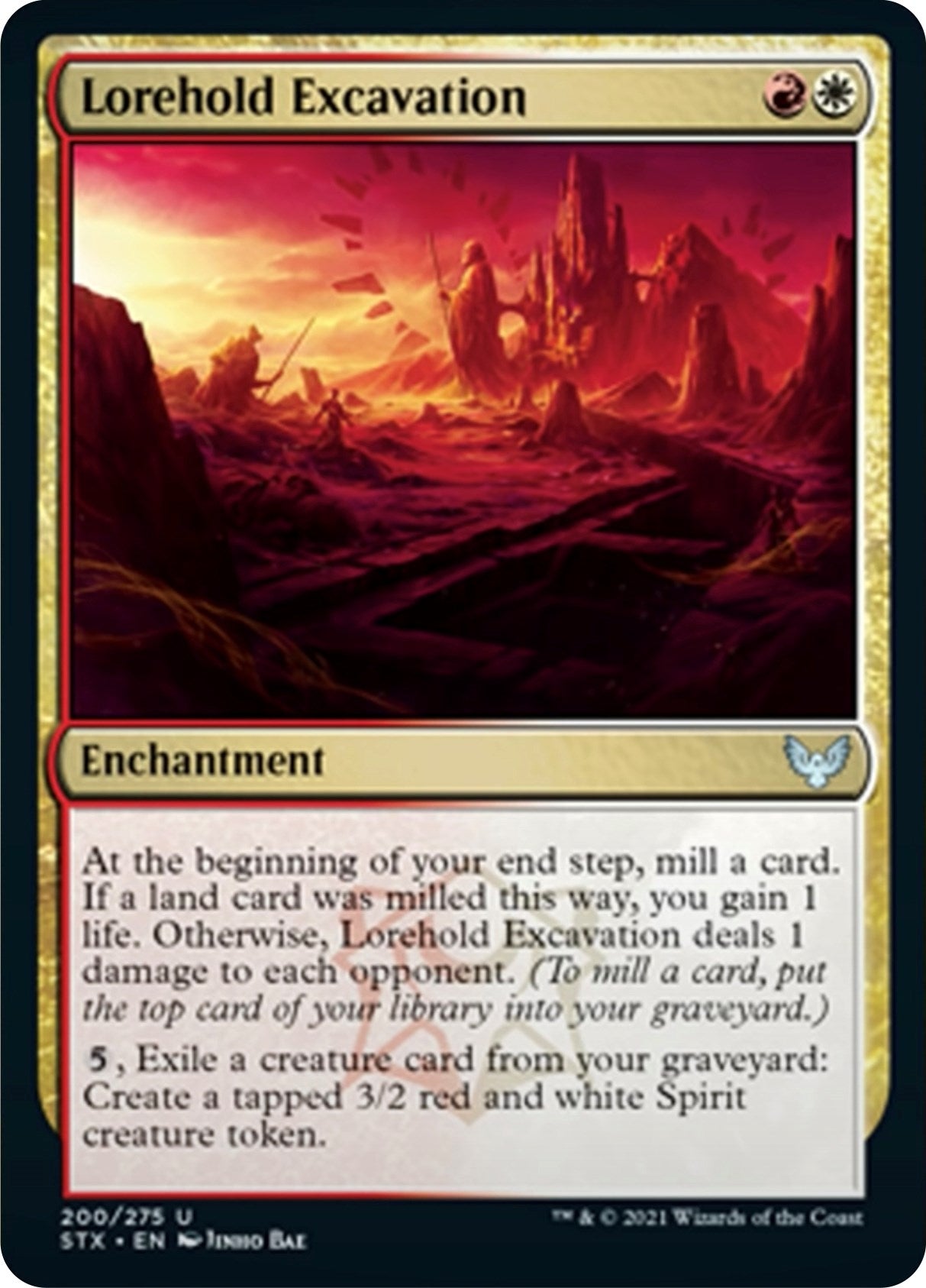Image for Lorehold Excavation (200) [Strixhaven: School of Mages] - Magic: The Gathering