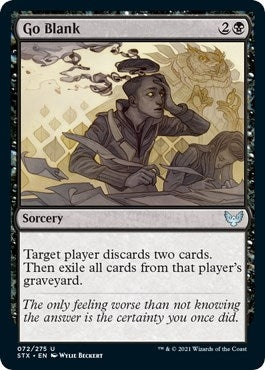 Image for Go Blank (72) [Strixhaven: School of Mages] - Magic: The Gathering