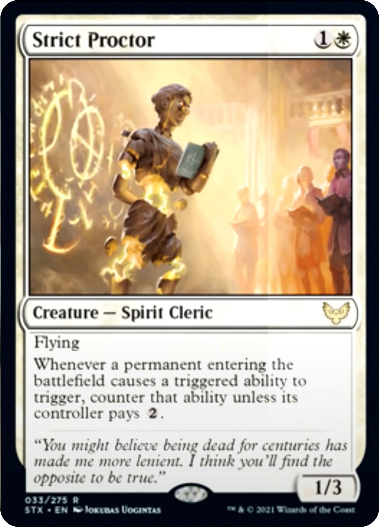Image for Strict Proctor (33) [Strixhaven: School of Mages] - Magic: The Gathering