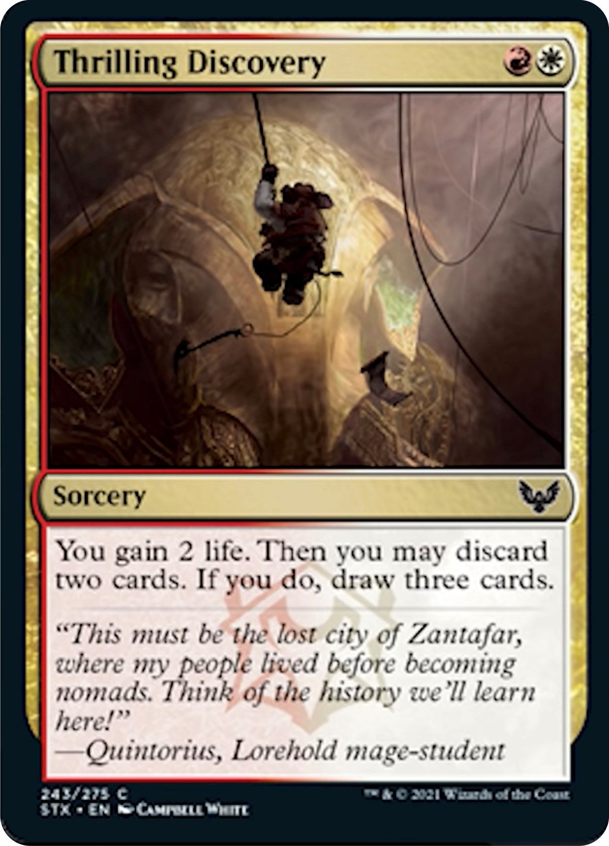Image for Thrilling Discovery (243) [Strixhaven: School of Mages] - Magic: The Gathering