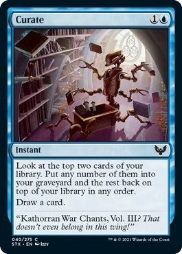Image for Curate (40) [Strixhaven: School of Mages] - Magic: The Gathering