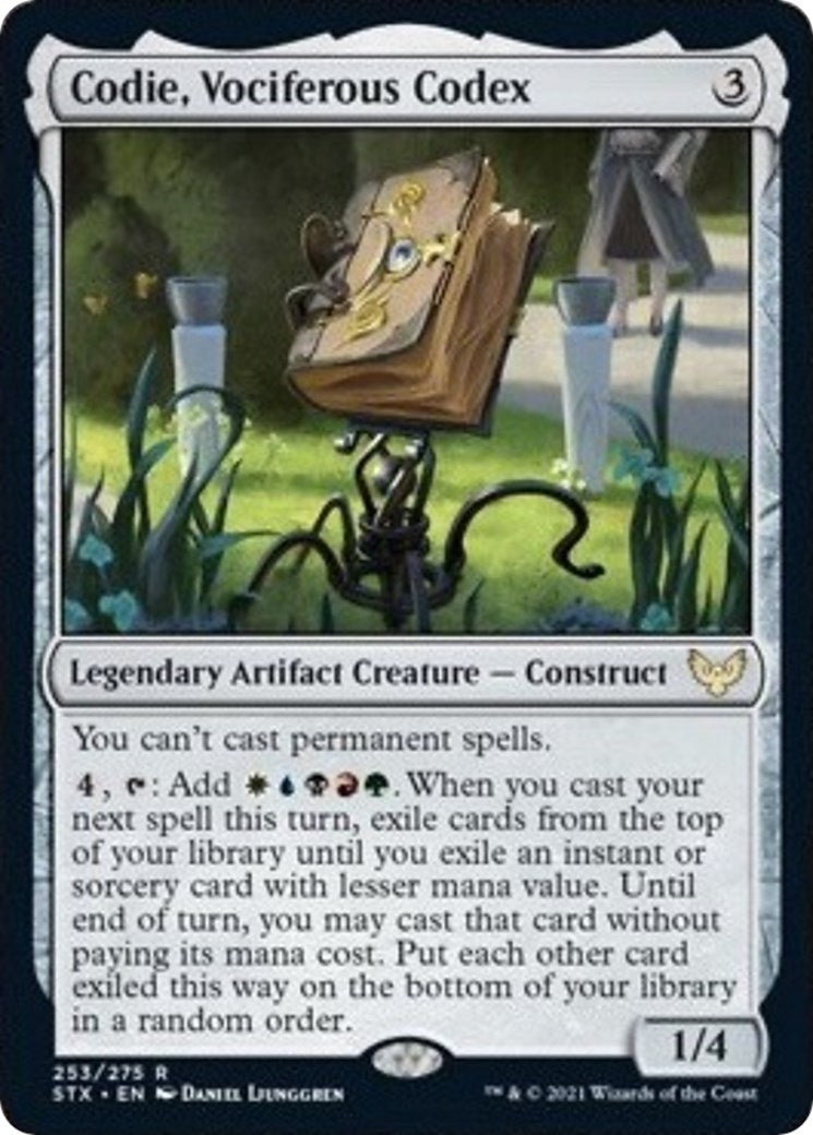Image for Codie, Vociferous Codex (253) [Strixhaven: School of Mages] - Magic: The Gathering