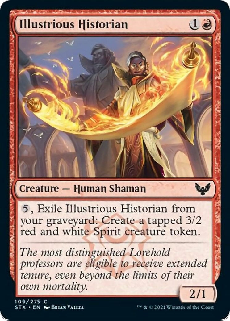 Image for Illustrious Historian (109) [Strixhaven: School of Mages] - Magic: The Gathering